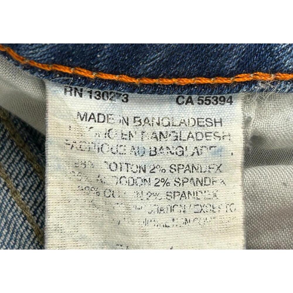 Lee Modern Series Straight Leg Jeans Mens Sz 34 Stretch Denim 5-Pockets Classic - Picture 10 of 13